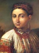 Vasily Tropinin Girl from Podillya, oil painting reproduction